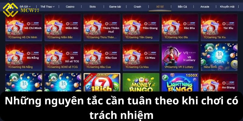 Những nguyên tắc cần tuân theo khi chơi có trách nhiệm